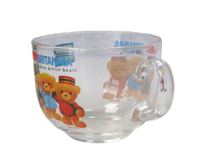 15oz Large-diameter Decal Glass Mug suppliers